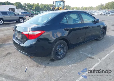2014 Toyota Corolla Le z USA, uszkodzony, nr VIN 2T1BURHE9EC116487